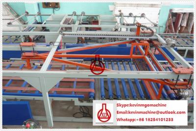 China Rolling / Moulding / Laminating Magnesium Oxide Board Production Line High Speed for sale