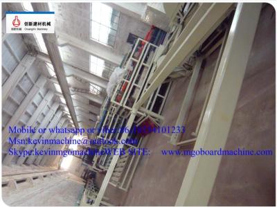 China 2 - 25 mm Thickness Mgo Magnesium Oxide Board Production Line Fully Automatic for sale