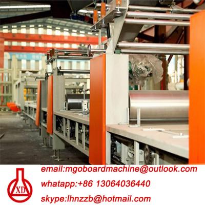 China Fully Automatic Fire Resistant Mgo Slab / Magnesium Oxide Board Production Line for sale