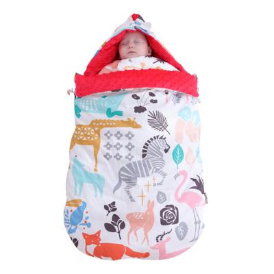 China New Design Breathable Polyester Cloth Wholesale Super Warm Baby Winter Windproof Sleeping Bags for sale