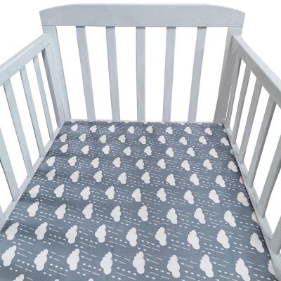 China Mini Baby Oem Organic Cotton Sustainable Wholesale Breathable Customized Crib Sheet for sale