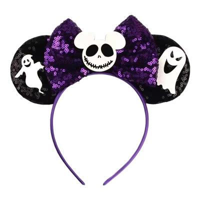 China 2021Fashion Halloween Headbands Witch Spider Tombstone Skull Costume Headwear For Halloween Party Decoration for sale