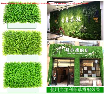 China Plastic artificial eucalyptus garland for sale