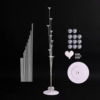 China Large transparent led latex balloon stick bracket factory direct sale wedding plastic birthday decoration balloon stick holder for sale