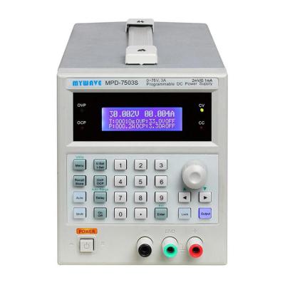 China MPD-7505S 75V 5A Digital Power Source Adjustable Programmable Linear Lab Switching DC Power Supply MPD-7505S for sale