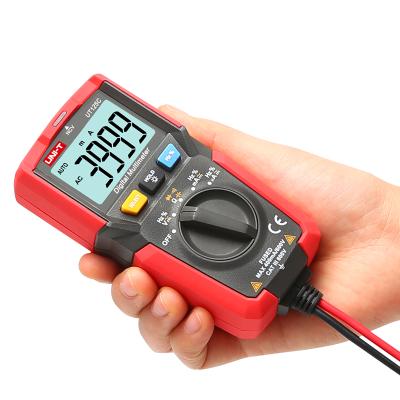 China UT125C Pocket Digital Multimeter AC/DC Voltage Tester Multimetro Unit Amp Ohm Hertz NCV 43mmx22mm Handheld Cap for sale