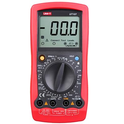 China UNIT UT107 Low Price Handheld Universal Automotive Meters Manual Chain Multimeter Input Protection Tachometer Battery Tester 60mm x 54mm for sale