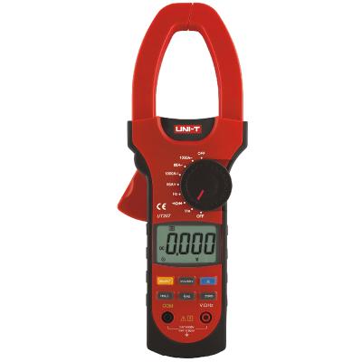 China UNIT UT207 1000A Digital Clamp Meters AC Volt AC Ampere Ohm Hertz Auto String Resistance Multimeter 47mm x 30 mm for sale