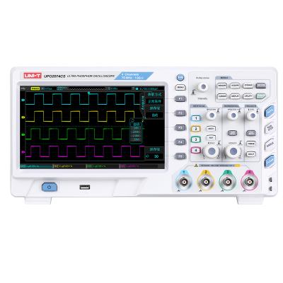 China Oscillscope UNIT UPO2074CS Dual Channel Digital Oscilloscope Phosphor Handheld Digital Oscilloscope for sale