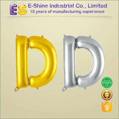 China 16 inch and 32 inch gold alphabet letter balloons happy birthday party decoration foil balloons gift toy for sale