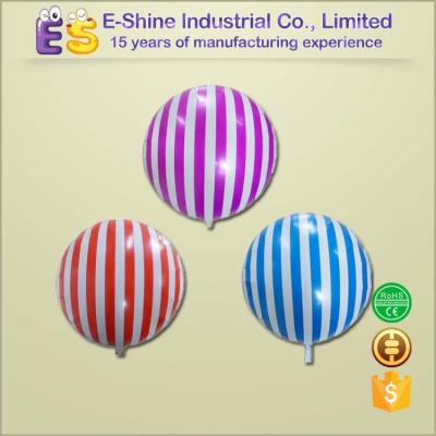 China Eco - friendlyand new design round shape non toxic single color foil balloon for kids for sale