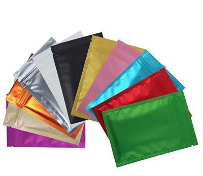 China Recyclable Custom Smell Proof Small Bag 3 Side Heat Sealed Foil Laminated Tote Bag for sale