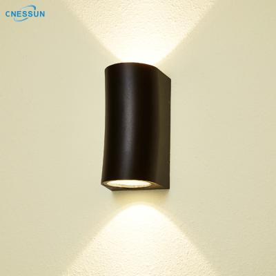 China Modern Outdoor Yard Waterproof Aluminum Outdoor Outside Garden Through Wall Lamp Led Outdoor Wall Light for sale