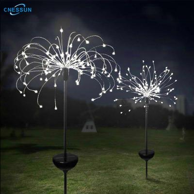 China Garden Outdoor Solar Lamp LED Firework Decorative Lighting Waterproof Solar Lights for sale