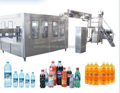 China Automatic Carbonated Beverage Soda Wate Drink Production Line For PET Bottles for sale