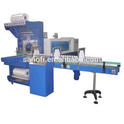 China Automatic Beverage Sleeve Wrapper Machine Heat Tunnel Shrink Wrapping Machine for sale