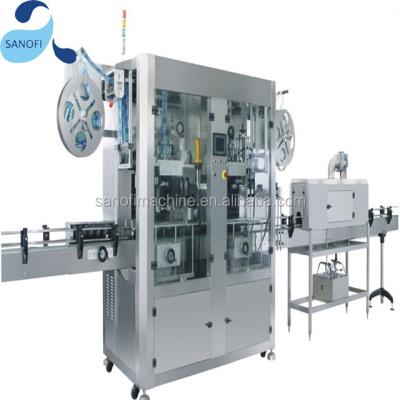 China Automatic PVC Bottle Beverage Shrink Sleeve Beverage Labeling Machine for sale