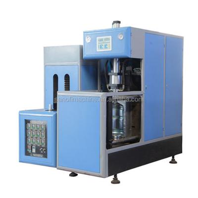 China 5L Bottle Semi Automatic Biodegradable Plastic Bottle Blow Molding Machine For Preform Blower for sale