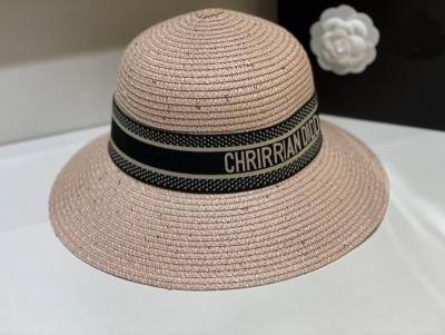 China Fashionable casual female raffia bucket hat bucket hat Sunproof straw beach straw hat Japan spring and Korean style DHome and summer seaside straw hat for sale