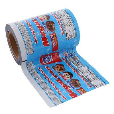 China Factory Custom Printed Plastic Chocolate Ice Cream Bar Wrappers Moisture Proof Roll Film Biodegradable Popsicle Packaging Bag for sale