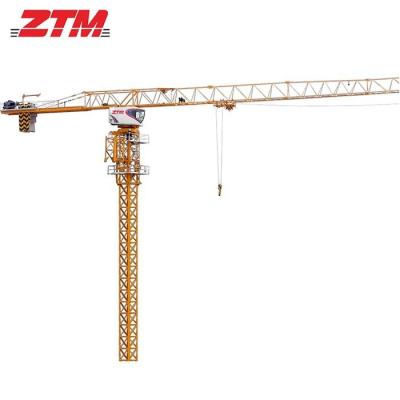 China ZTT256 Grúa de torre plana 12t Capacidad 70m longitud de jib 2.3t carga de punta de alta calidad equipo de elevación en venta