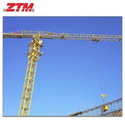 China ZTT296B Guindaste de torre plana 12t Capacidade 75m Duração do cabo 2,5t Carga de ponta Equipamento de elevação de alta qualidade à venda