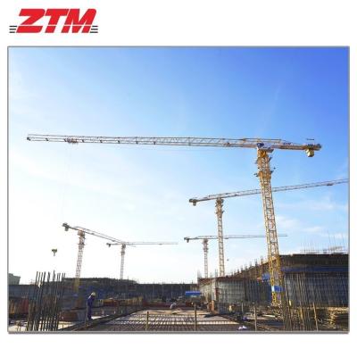 China ZTT296C Grúa de torre plana 16t Capacidad 70m longitud de jib 3.1t carga de punta de alta calidad equipo de elevación en venta