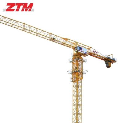 China ZTT336B Grúa de torre plana de 16 t Capacidad 75 m longitud de la junta 2.7 t Equipo de elevación de carga de punta en venta