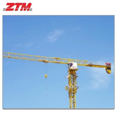 China ZTT366 Grúa de torre plana de 16 t Capacidad 75 m longitud de la junta 3 t Equipo de elevación de carga de punta en venta