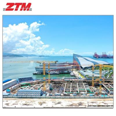 China ZTT396 Grúa de torre plana 16t Capacidad 75m longitud de jib 3.5t carga de punta Equipo de elevación de alta calidad en venta