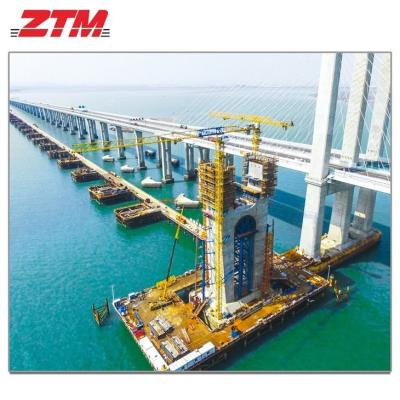 China ZTT466 Guindaste de torre plana 26t Capacidade 80m Duração de janela 3.3t Equipamento de elevação de carga de ponta à venda