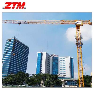 China ZTT466B Guindaste de torre plana 26t Capacidade 70m Duração do cabo 5,5t Equipamento de elevação de carga de ponta à venda