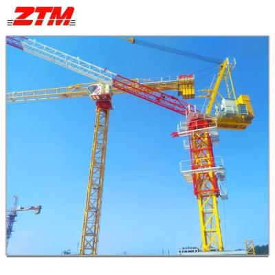 China ZTL326 Luffing Tower Crane 14t Kapazität 55m Stange Länge 2,7t Spitze Last Hebegerät zu verkaufen