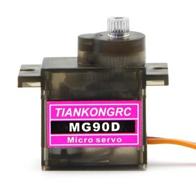 China TIANKONGRC TianKongRC MG90D  9g Servo Motor Micro Servo For RC Airplane Robot DIY Project Parts.(Without mechanical limit) for sale