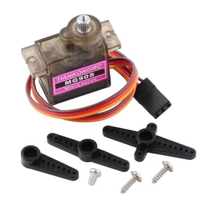 China TIANKONGRC TianKongRC MG90S  9g Servo Motor Micro Servo For RC Airplane Robot DIY Project Parts.(Equipped mechanical limit) for sale