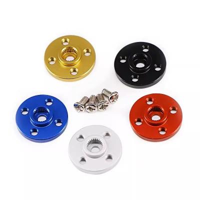 China High Precision 25T Metal Steering Wheel Small Disk-Mount For MG995 MG996R With M3 Screw Holes for sale