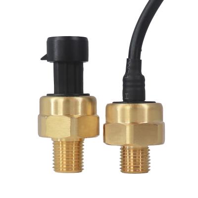 China Low Cost 0.5-4.5V Brass Water Pressure Brass Sensor For Industrial Air Gas for sale