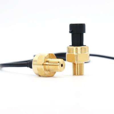 China Low Cost 0.5-4.5v Brass Water Pipe Pressure Sensor For Liquid Gas for sale