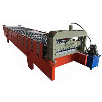 China Sale 836 Corrugated Roof Sheet Production Hoe Roll Forming Machine In Bolivia for sale