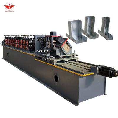 China Automatic Hotels Metal Galvanized U C Stud Channel Roll Forming Machine for sale