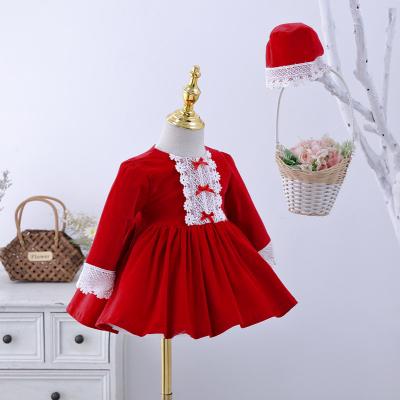 China Baby's Autumn Long Sleeve Vintage Spanish England Princess Anti-Static Ball Gown Dress for Girl's Christmas for sale