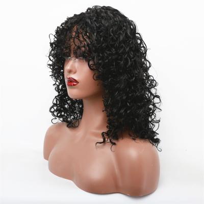 China Deep Wave Remy Lace Frontal Wig Raw Unprocessed Indian Wholesale,Virgin Cuticle Aligned Hair Peruvian Front Lace Front Wigs for sale