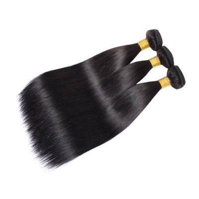 China New Luster Europe, America and Africa Black Mid Part Long Straight Human Hair Wigs For Women for sale