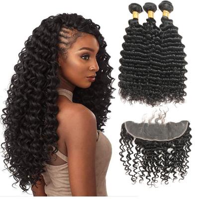 China Luster Brazilian Real Hair Headband Natural Wig Ladies African Curly Hair Wig for sale