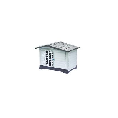 China Breathable Waterproof Plastic Indoor Outdoor Shelter Puppy Dog Kennel Detachable Design With Vents for sale