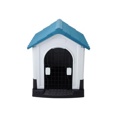 China Windproof outdoor waterproof plastic shelter for large dogs easy to assemble and clean for sale