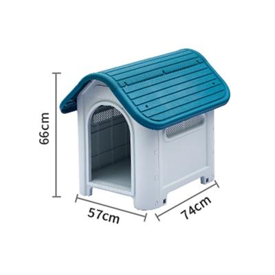 China Windproof Puppy Dog And Cat House Without Metal Screw Easy To Assemble And Disassemble Durable Waterproof Plastic Kennel Pet House for sale