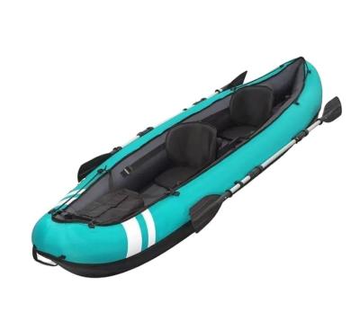 China Warter 2 Inflatable Sports Rowing Boats People Kayak Water Sea Drop Point Inflatable Kayak Boats For Sale for sale