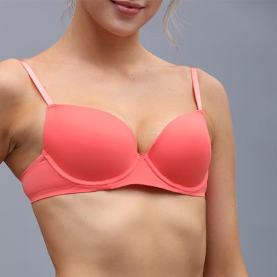 China 2019 Latest Design Odm OEM Seamless Women's Microfiber T-shirt Bra for sale