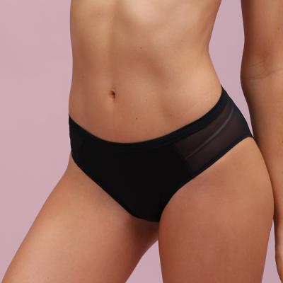 China Manufacturer Factory Price High Waist Underwear Panties Cotton Semi-Sheer Direct Woman for sale